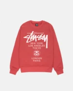 Stussy red sweatshirt