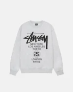 Stussy gray sweatshirt