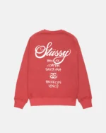 Stussy red sweatshirt